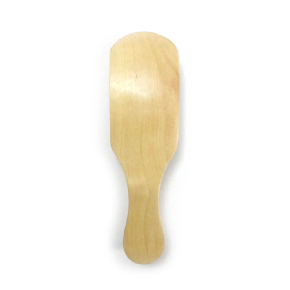 1 Men Boar Hair Brush Bristle Beard Mustache Soft Hard Palm Round Wood Handle