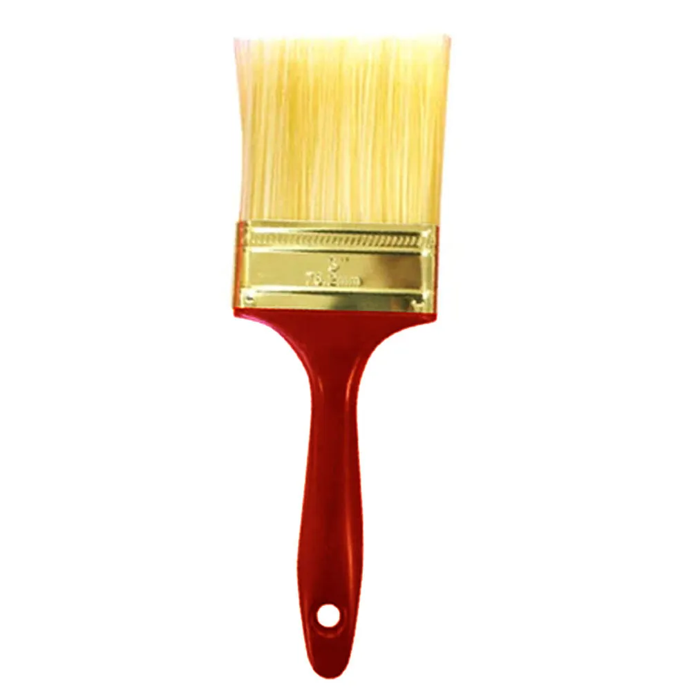 1 Pc 3" Paint Brush Wood Handle Professional Polyester Bristle Interior Exterior