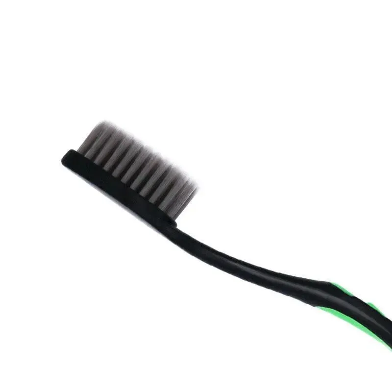 10 Piece Soft Bristle Bamboo Charcoal Toothbrush Set for Couples