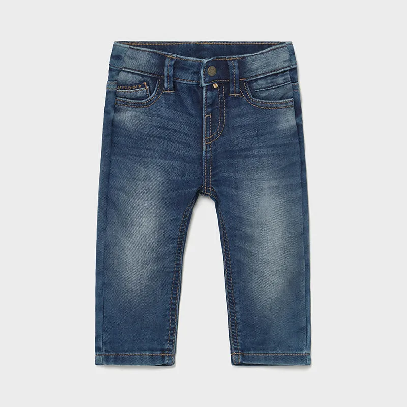 1586 Mayoral Boys Soft Denim Jeans, Eco-Friendly