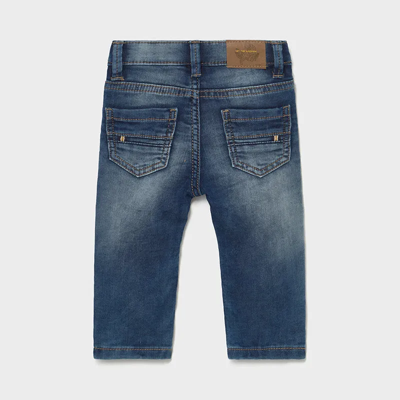 1586 Mayoral Boys Soft Denim Jeans, Eco-Friendly
