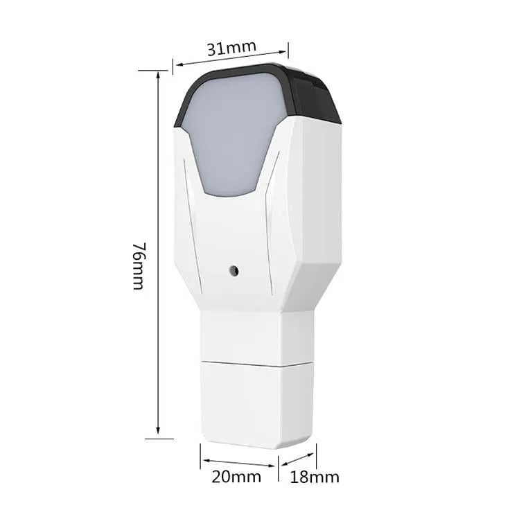 2-Pack Ir18 Infrared Wifi Voice Remote With Night Light - White