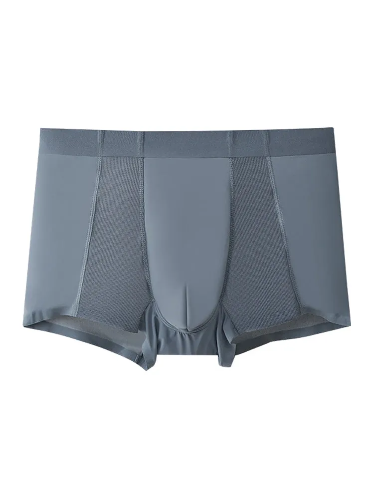 3 Pack Men's Soft Antibacterial Cooling Breathable Air Conditioner Trunks