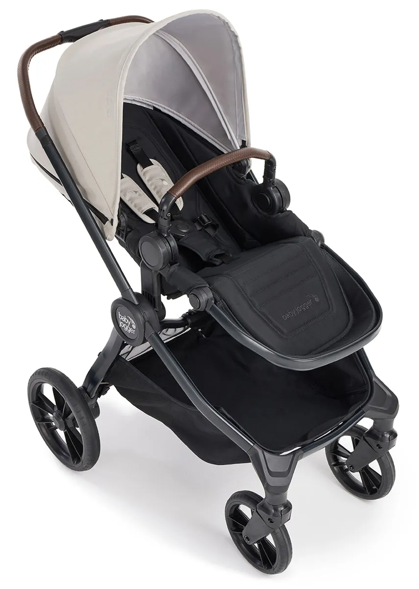 Baby Jogger City Sights Stroller   Accessory Bundle - Frosted Ivory