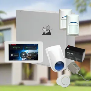 Bosch Solution 2000 Alarm System with 2 x Gen 2 Quad Detectors  5" Touch Screen