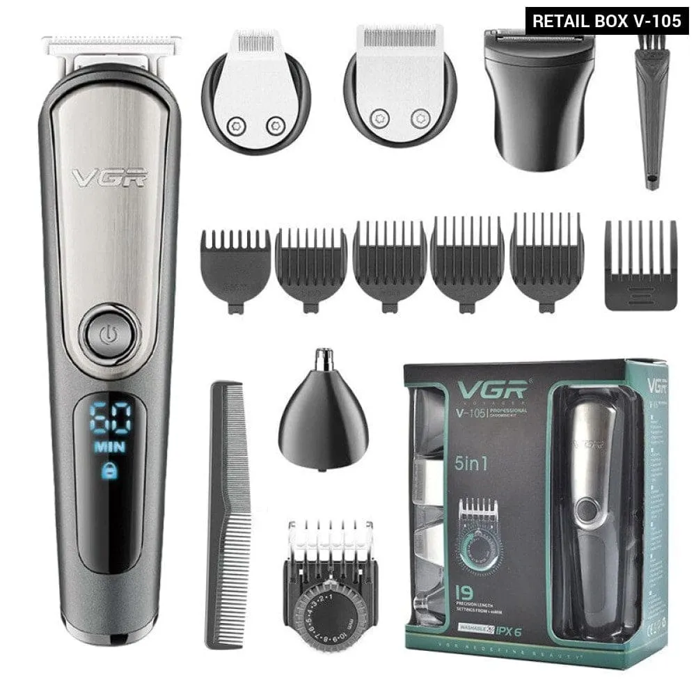 Electirc Adjustable Rechargeable Hair Beard Trimmer for Men