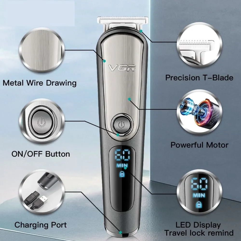 Electirc Adjustable Rechargeable Hair Beard Trimmer for Men