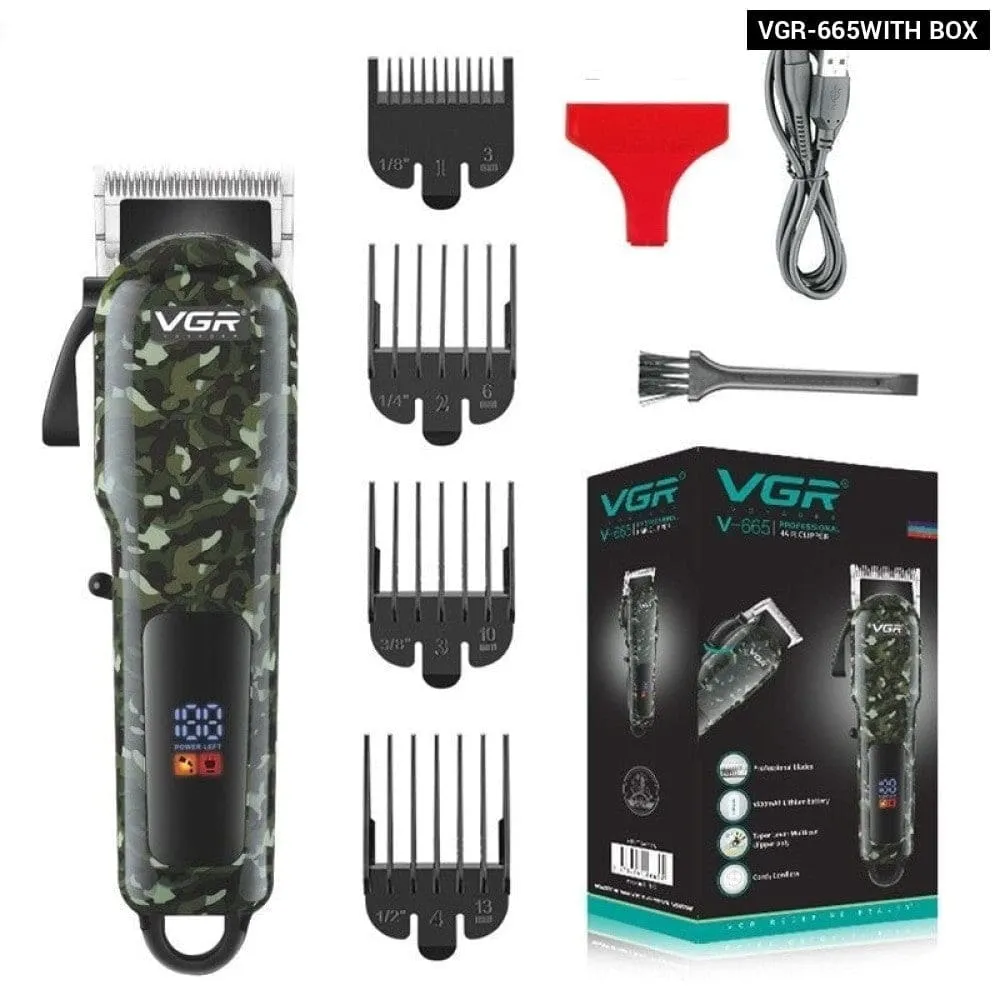 Electric Adjustable Cordless Rechargeable Beard Hair Trimmer for Men