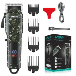 Electric Adjustable Cordless Rechargeable Beard Hair Trimmer for Men