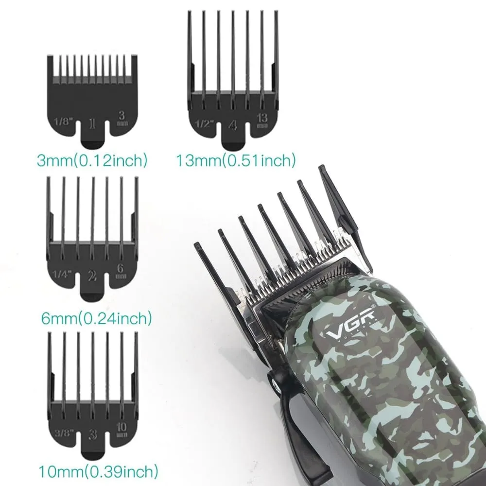 Electric Adjustable Cordless Rechargeable Beard Hair Trimmer for Men