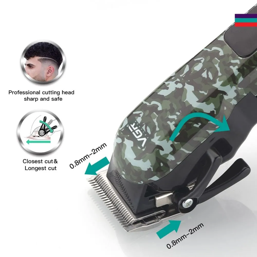 Electric Adjustable Cordless Rechargeable Beard Hair Trimmer for Men