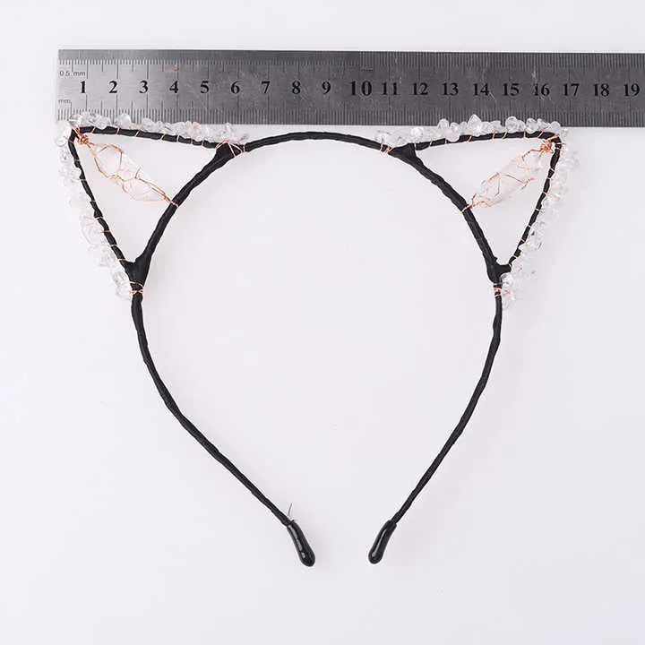 Hot Selling Natural Crystal Chips-عصابة رأس على شكل