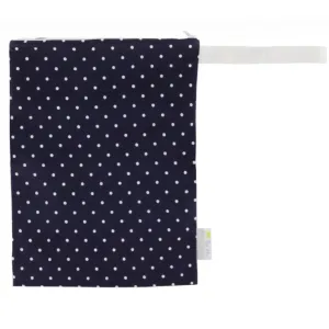 Itzy Ritzy Wet Bag Adjustable Handle WBMH8123 - Nautical Navy Dots