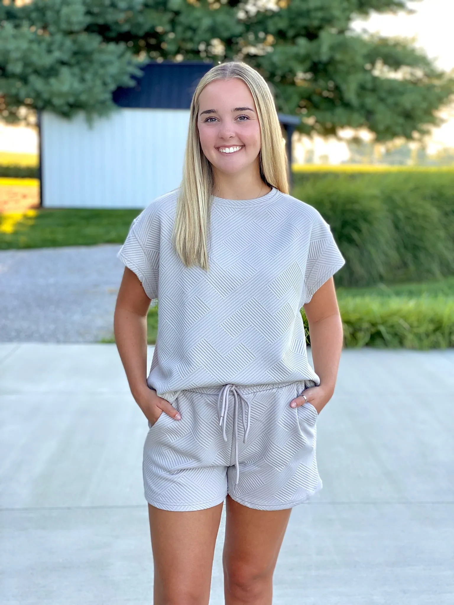 Just Relax Oatmeal Shorts