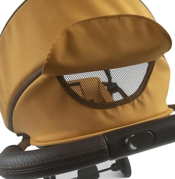 Leclerc baby Influencer Air Stroller - Golden Mustard with Golden Mustard Diaper Bag