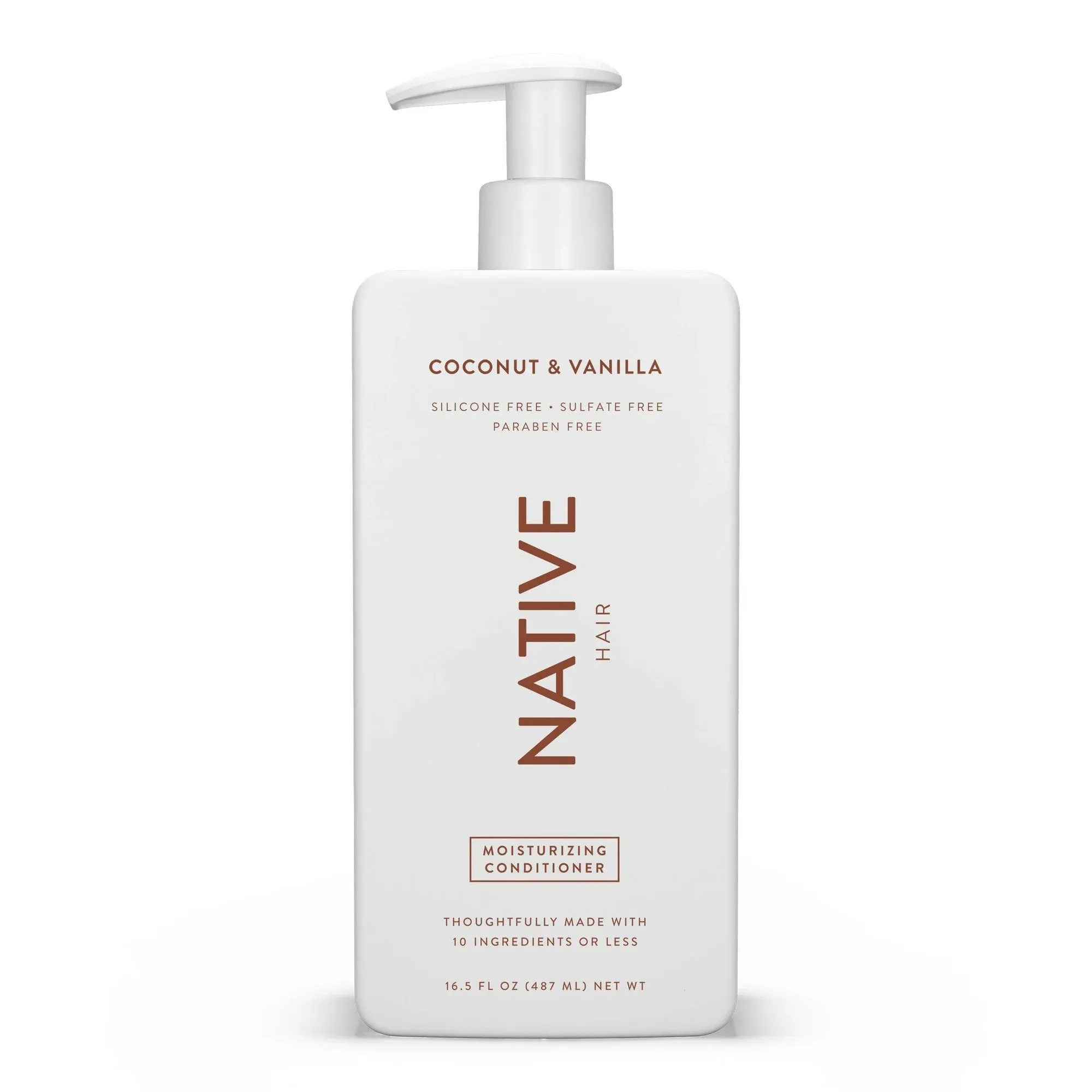 Native Moisturizing Conditioner, Coconut & Vanilla, Sulfate & Paraben Free, 16.5 oz