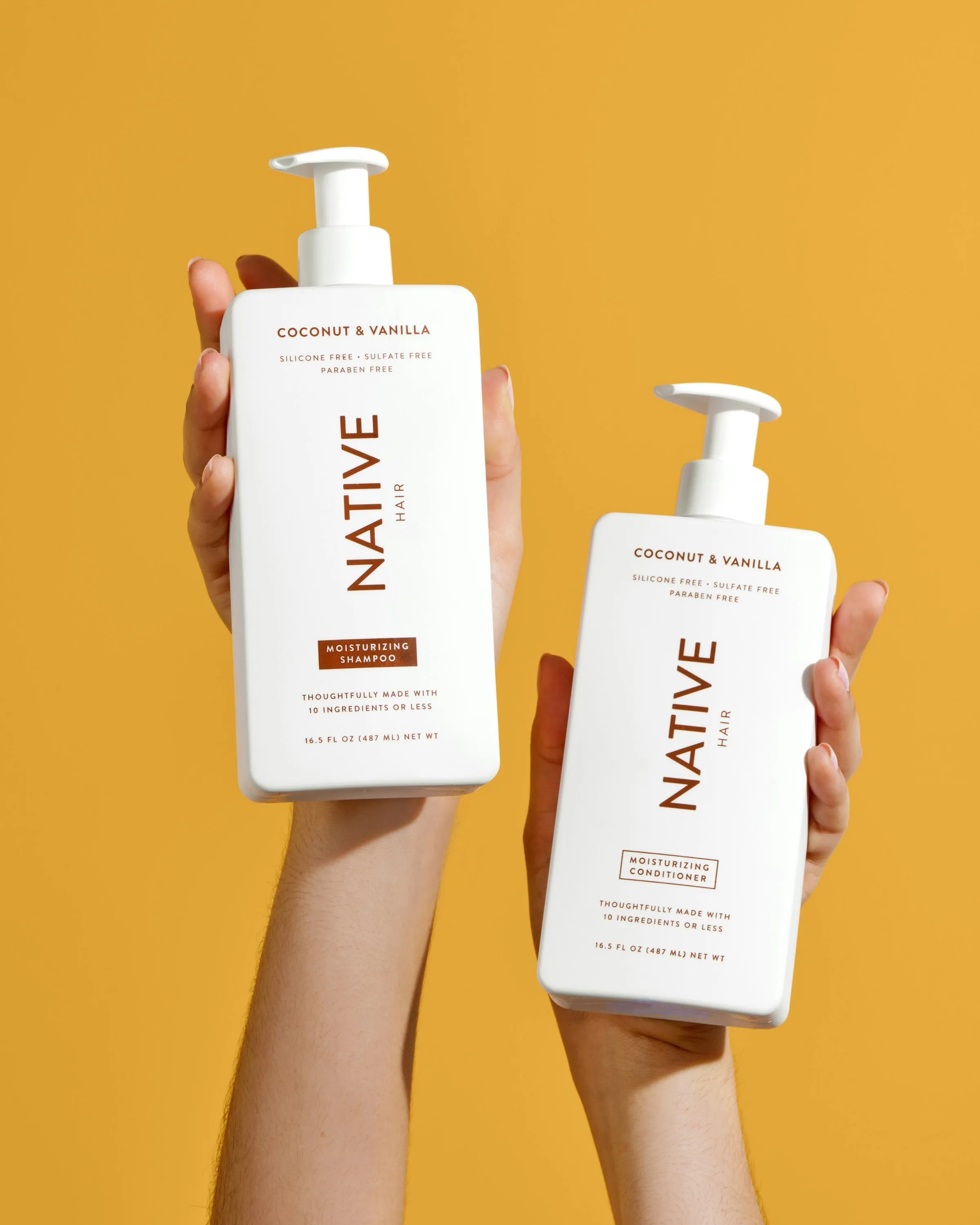 Native Moisturizing Conditioner, Coconut & Vanilla, Sulfate & Paraben Free, 16.5 oz