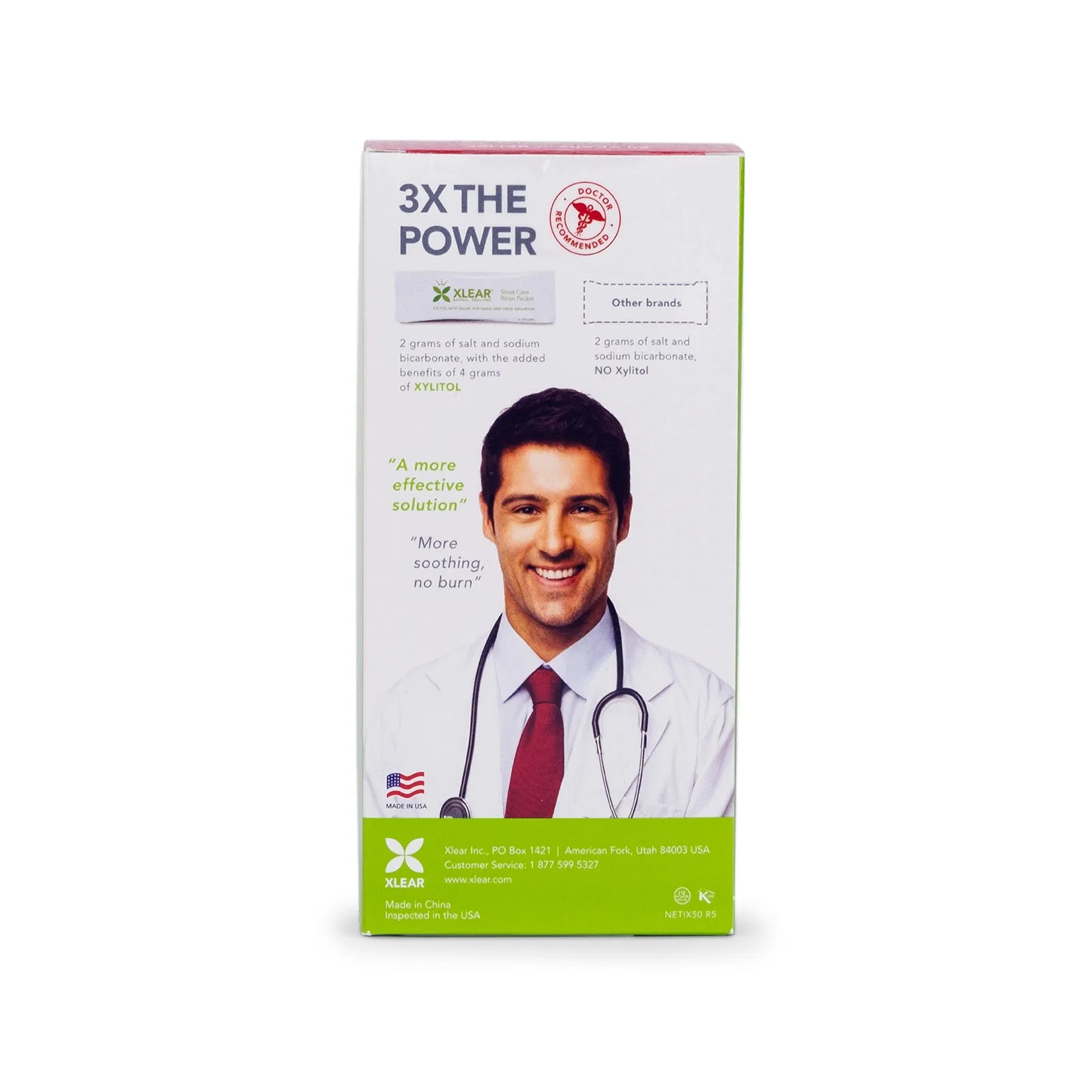 Natural Sinus Rinse Packets with Xylitol Refill Solution (6g x 50 pkts)
