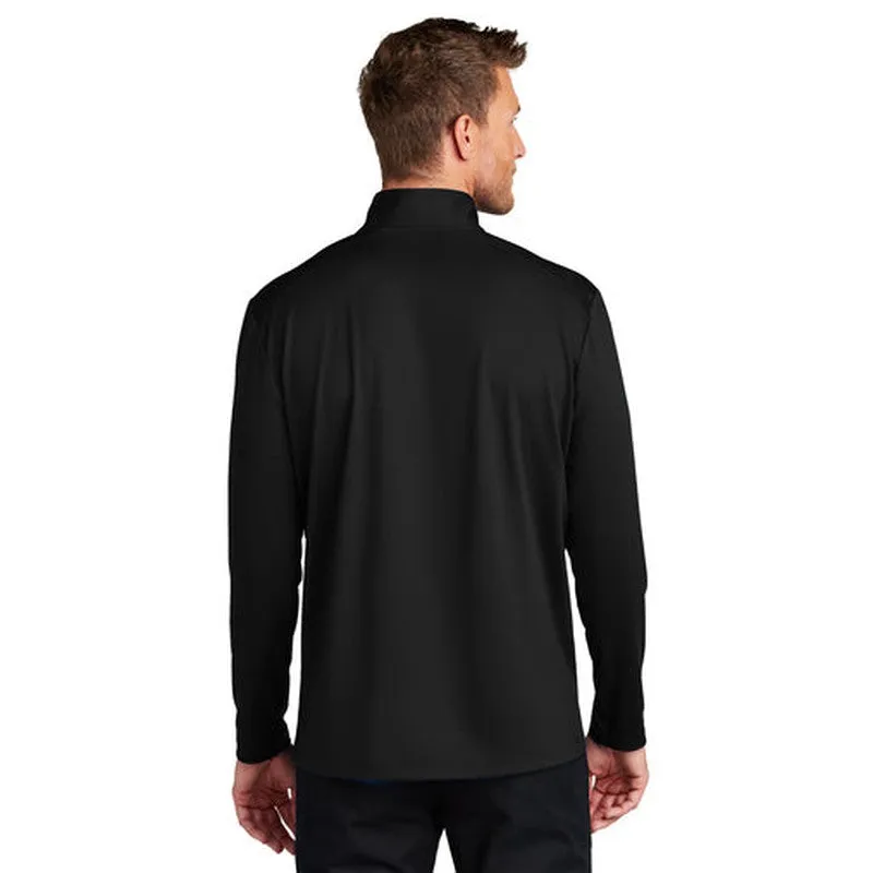 NEW - Port Authority C-FREE Double Knit 1/4-Zip - Deep Black