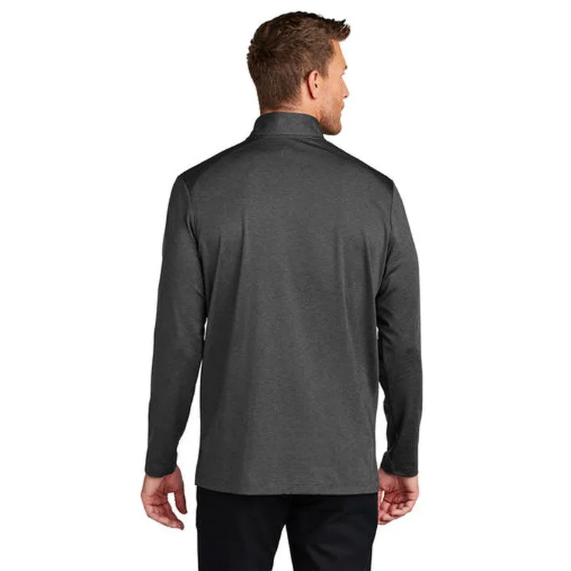 NEW - Port Authority C-FREE Double Knit 1/4-Zip - Grey Steel Heather