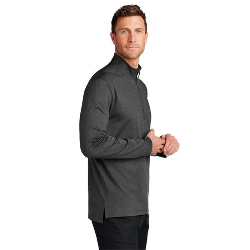 NEW - Port Authority C-FREE Double Knit 1/4-Zip - Grey Steel Heather
