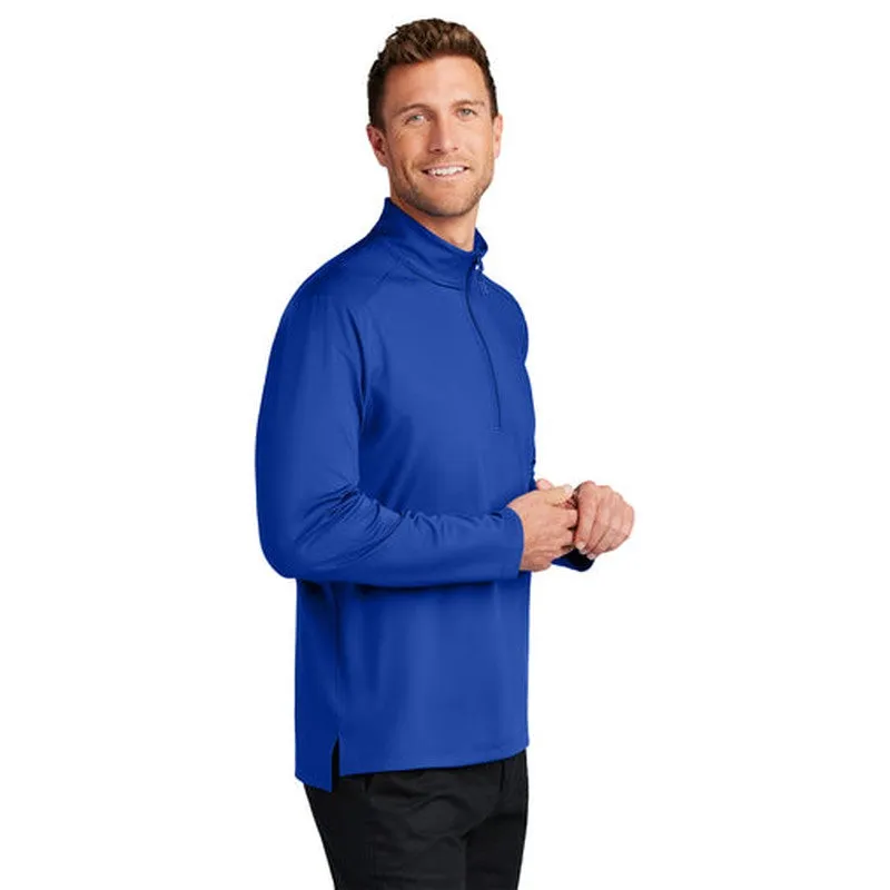 NEW - Port Authority C-FREE Double Knit 1/4-Zip - True Royal