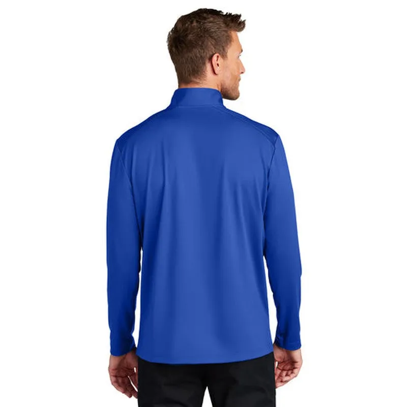 NEW - Port Authority C-FREE Double Knit 1/4-Zip - True Royal