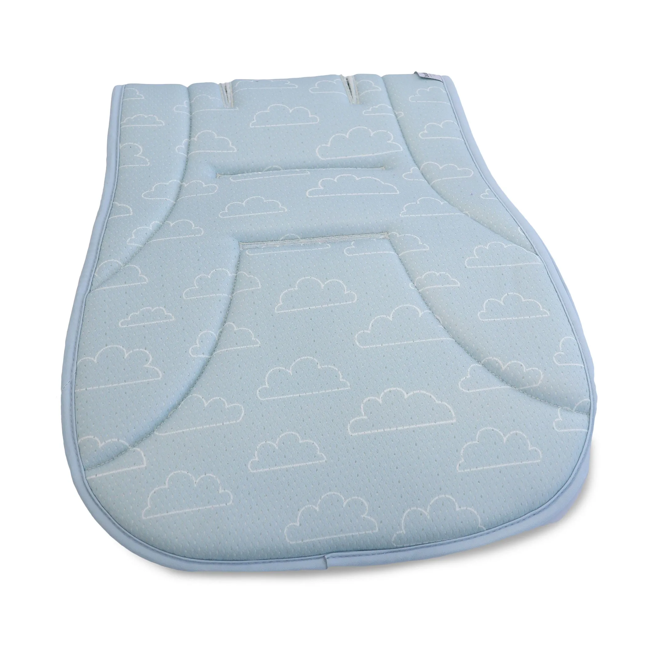 Nordic AIR  Reversible Pram Liner - Sky/Mint