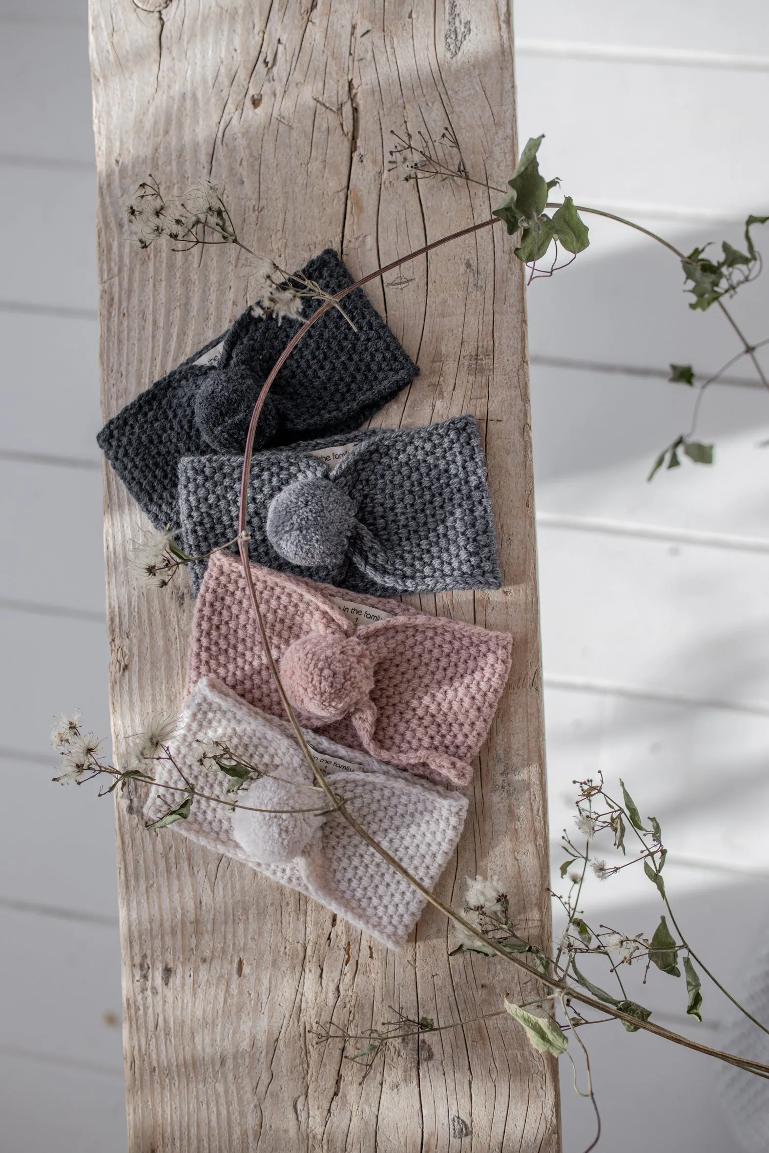 Ona Pom-Pom Bandeau, Oatmeal