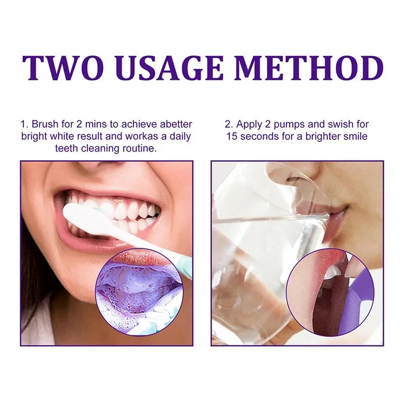 Toothpaste Mousse V34 - Your Solution to Teeth Cleaning, Whitening, and Stain Removal