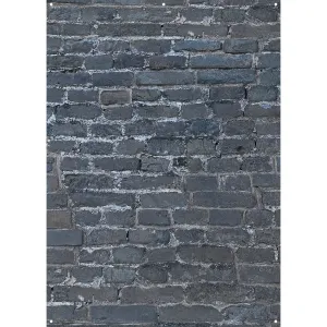 X-Drop Vinyl Backdrop - Old Brick Wall (5' x 7')